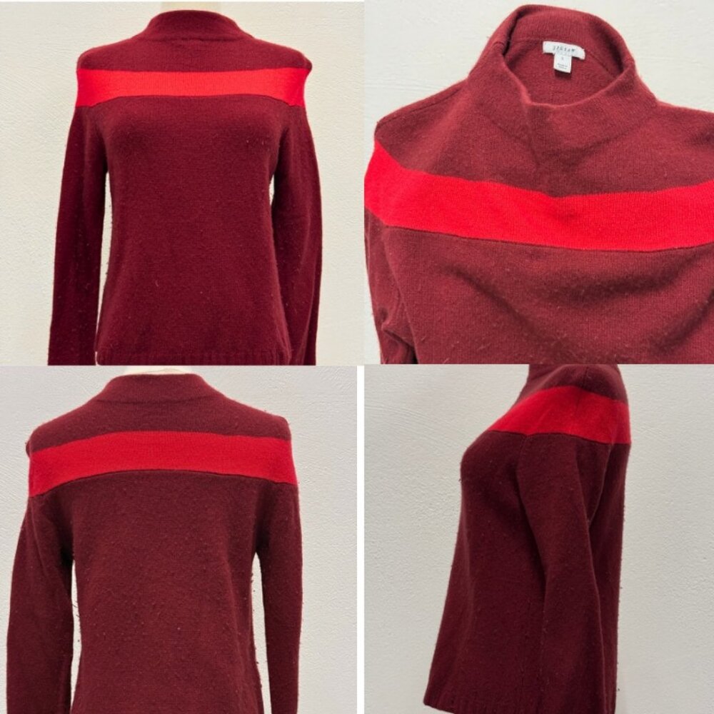 Jigsaw Cashmere Red Sweater